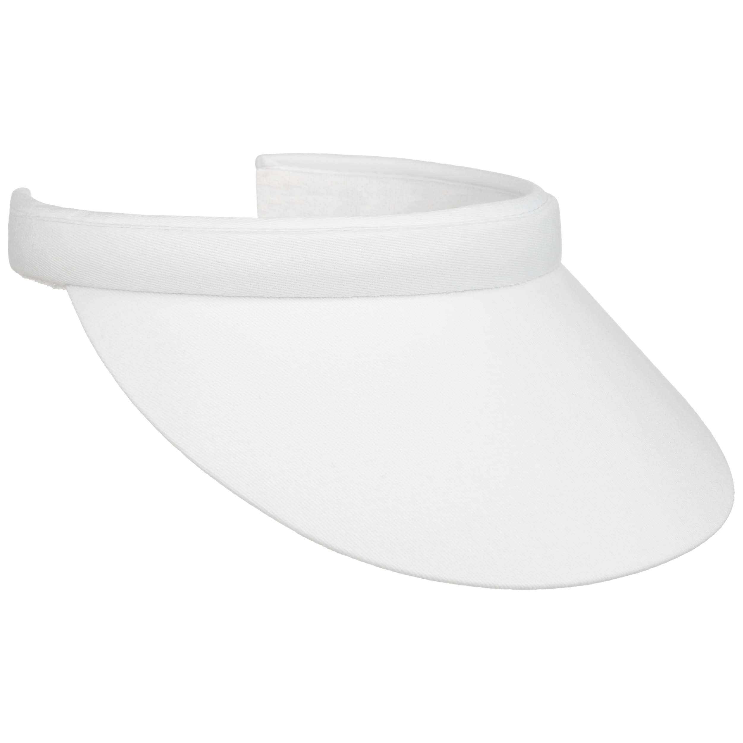 witte zonneklep dames