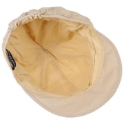 Seeberger Azalee Newsboy Pet Dames - katoenen pet zomer met klep voering voor Lente/Zomer, zwart, Eén maat