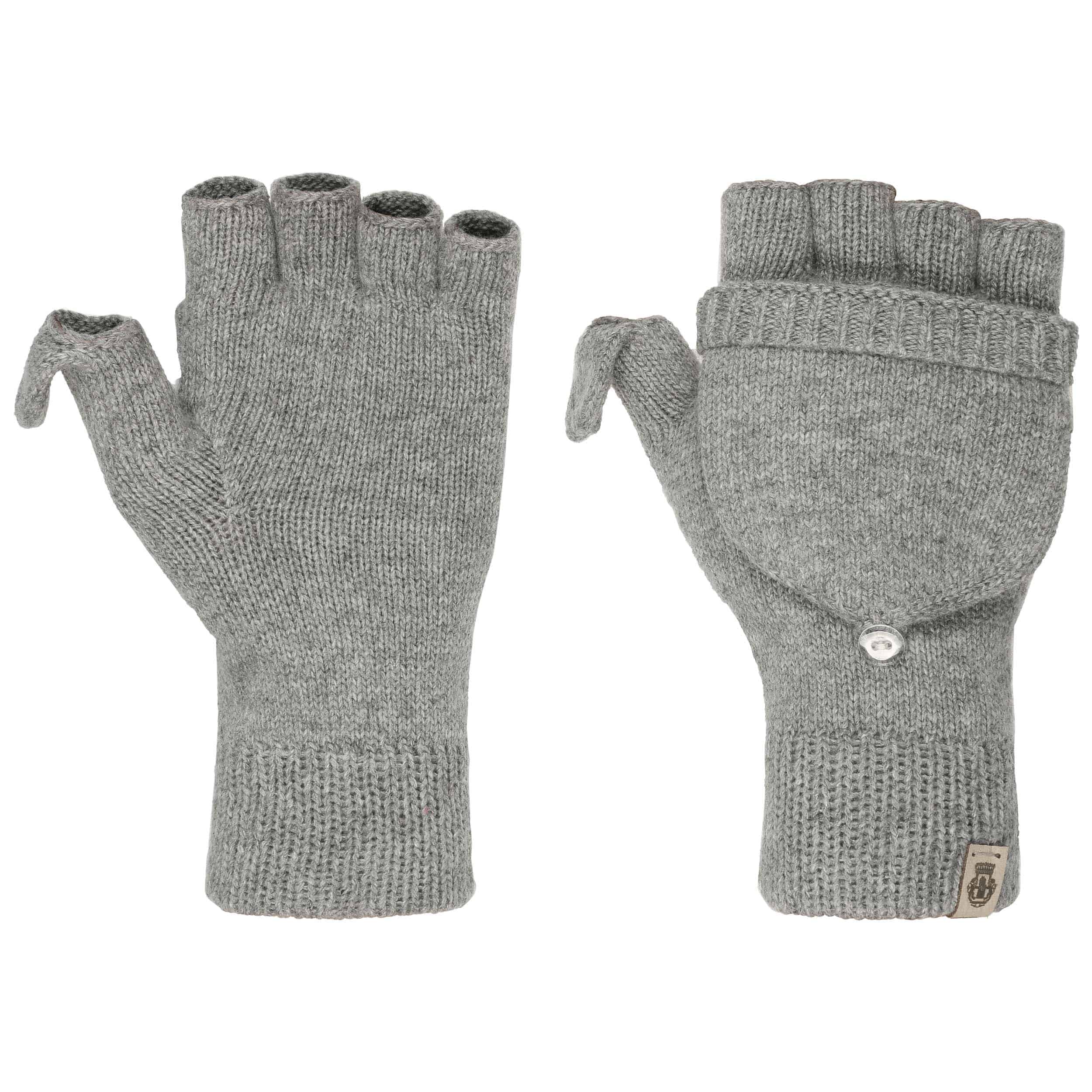 sms-handschoenen armwarmers Accessoires Handschoenen & wanten Winterhandschoenen Kasjmier vingerloze handschoenen handwarmers Donkergrijs 