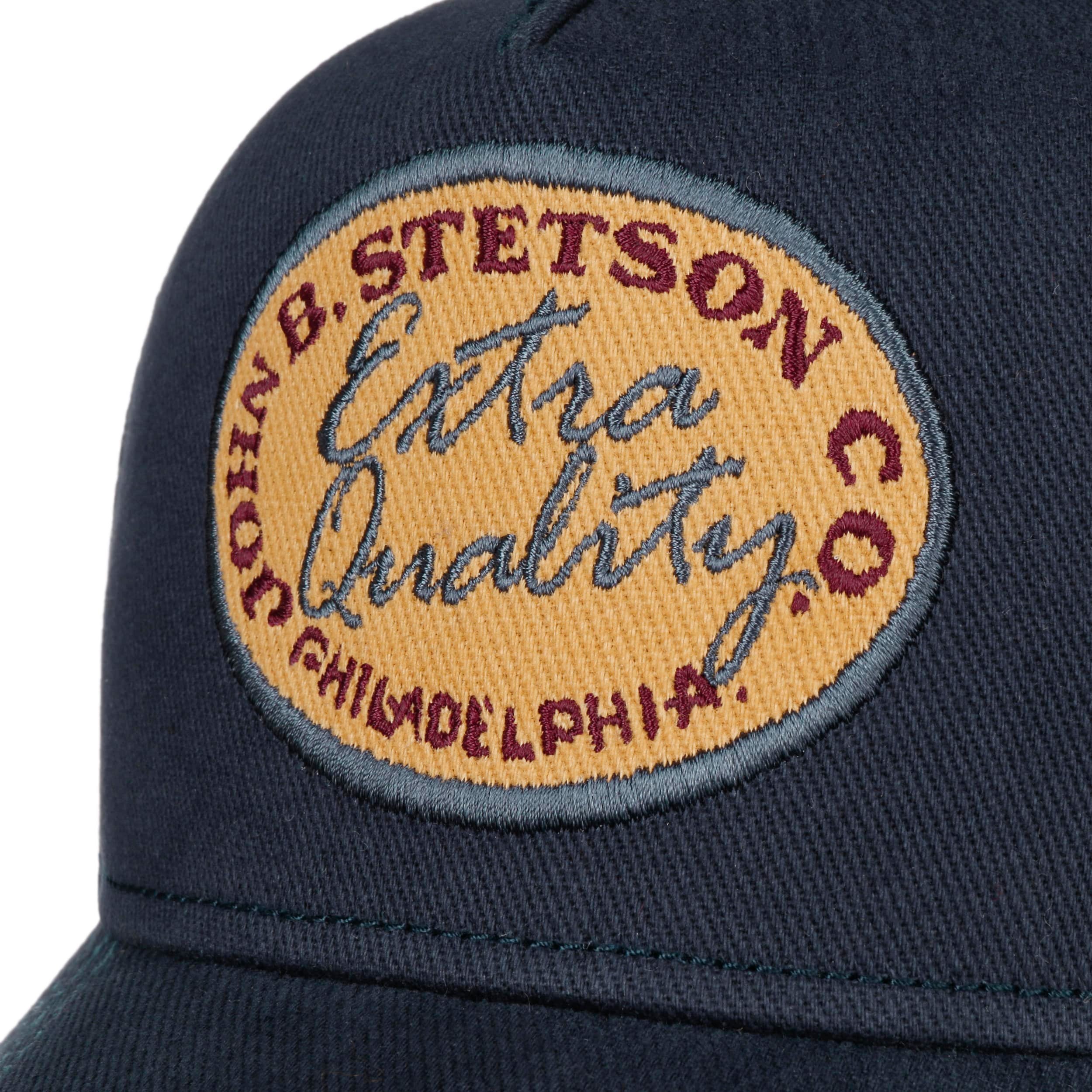 Stetson Vintage Brushed Twill Trucker Pet Dames/Heren - truckercap
