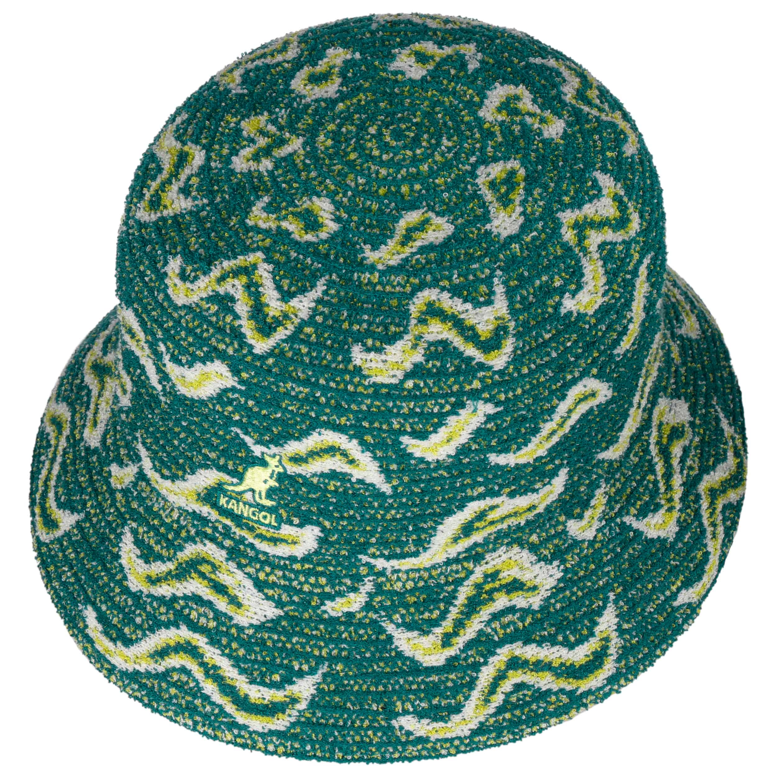 Kangol Denim Mashup Bucket Vissershoed Dames/Heren - zonnehoed zomer