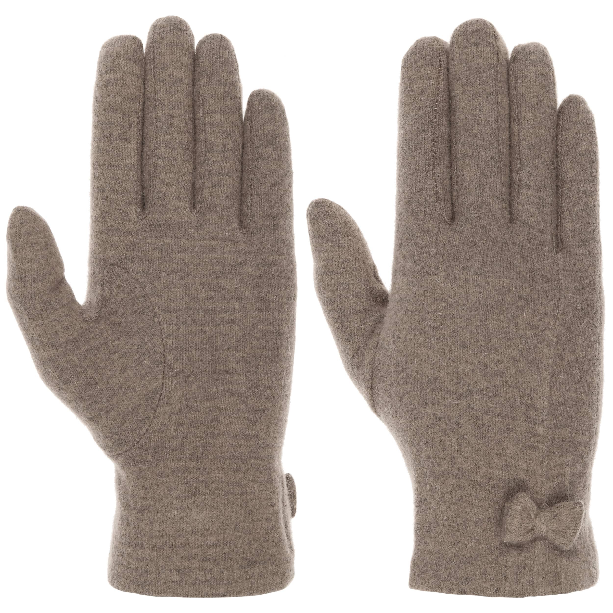 Dames espresso leren handschoenen bestellen – BK Leder