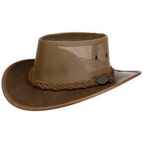 Brandon Mesh Crown Leren Hoed by Scippis - &euro; 69,99