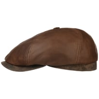 Brooklin Leren Flat Cap by Stetson - &euro; 149,00