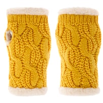 Cable Knit Gebreide Polswarmers by Seeberger - &euro; 29,95