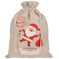 Cadeauzakje Santa Claus 30 cm x 40 cm - &euro; 6,99