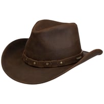 Calf Split Western Leren Hoed by Stetson - &euro; 199,00