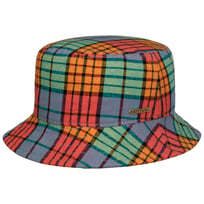 Colour Check Bucket Stoffen Hoed by Stetson - &euro; 69,00