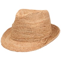 Crochet Trilby Raffia Hoed by McBURN - &euro; 39,95