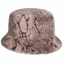 Ella Ros� Bucket Fake Fur Stoffen Hoed by Mayser - &euro; 109,00