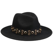 Eyelet Band Fedora Wollen Hoed by Seeberger - &euro; 99,95