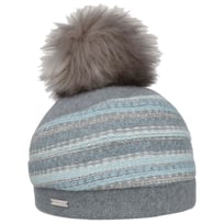 Faux Fur Pom Walkloden Muts by Seeberger - &euro; 119,00