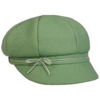 Fleece Newsboy Pet met Strikje by bedacht - &euro; 39,95