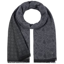 Jacquard Stamps Katoenen Sjaal by Stetson - &euro; 79,00