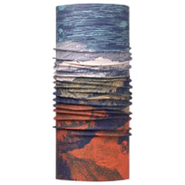 Hilltop Halsdoek 100% wol (merinowol, mulesingvrij) - multifunctionele doek, buisvormige doek, bandana voor dames en heren, blauw, One size