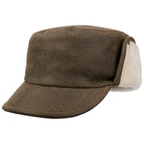 Leren Armypet met Oorbescherming by Lierys - &euro; 79,95