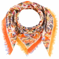 Miresta Flower Wollen Sjaal by Fraas - &euro; 89,95