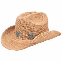 Odessa Crochet Western Raffia Hoed by Brixton - &euro; 109,00