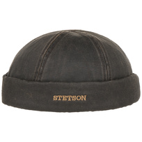 Stetson Ducor Sun Guard Fullcap Dames/Heren - katoenen cap fitted UV-bescherming met klep achterkant gesloten voor Lente/Zomer - L (58-59 cm) beige