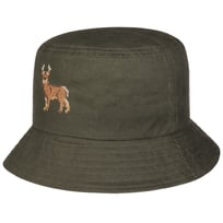 Reindeer Waxed Cotton Bucket Hoed by Lipodo - &euro; 29,95