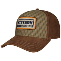 Retro Stripes Leren Pet by Stetson - &euro; 99,00