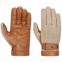 Sheep Nappa & Knit Handschoenen by Stetson - &euro; 89,00