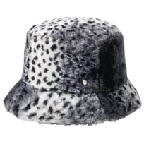 Snowleo Fake Fur Bucket Stoffen Hoed - &euro; 29,95