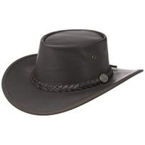 Squashy Outback Leather Hat by BARMAH - &euro; 119,00