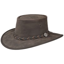 Squashy Twotone Leren Hoed by BARMAH - &euro; 119,00