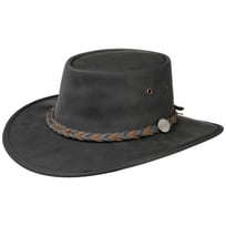 Squashy Twotone Leren Hoed by BARMAH - &euro; 119,00