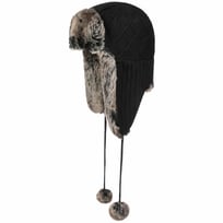 Strick-Webpelz-Tschapka mit B�mmel by McBURN - &euro; 29,95