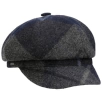 Tevere Checkered Newsboy Cap by McBURN - &euro; 79,95