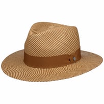 Twotone Stripes Traveller Panamahoed by Lierys - &euro; 149,00