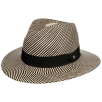 Twotone Stripes Traveller Panamahoed by Lierys - &euro; 149,00