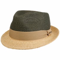 Twotone Toyo Trilby Raffia Hoed by Stetson - &euro; 89,00
