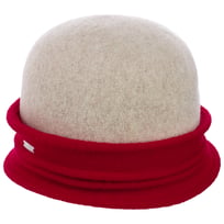 Twotone Woolmark Cloche Hoed by Seeberger - &euro; 99,95