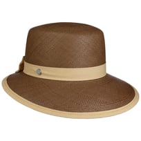 Vina Brown Panamahoed met Schuine Rand by Lierys - &euro; 129,00