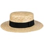 Boater Cirkelzaag Strohoed by Lipodo naturel
