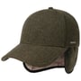 Vaby Earflap Fullcap by Stetson donkerolijfgroen