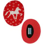 Gebreide Paard Earbags Oorwarmers rood