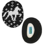 Gebreide Paard Earbags Oorwarmers zwart