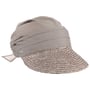 Ansali Straw Visor Cap by Seeberger grijs
