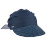 Ansali Straw Visor Cap by Seeberger donkerblauw