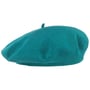 Biskaya Cotton Beret by Lipodo petrol blauw
