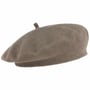 Biskaya Cotton Beret by Lipodo donkerbeige