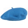 Biskaya Cotton Beret by Lipodo koningsblauw