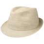 Geneva Trilby Linnen Hoed by Stetson beige
