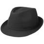 Geneva Trilby Linnen Hoed by Stetson zwart