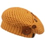 Nelly Gebreide Baret by Chillouts mosterd