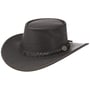 Squashy Outback Leather Hat by BARMAH bruin